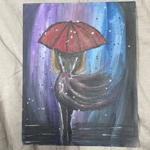 Girl in the rain